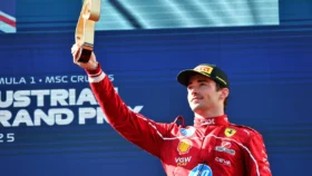 Шарль Леклер быстрее всех во второй день тестов